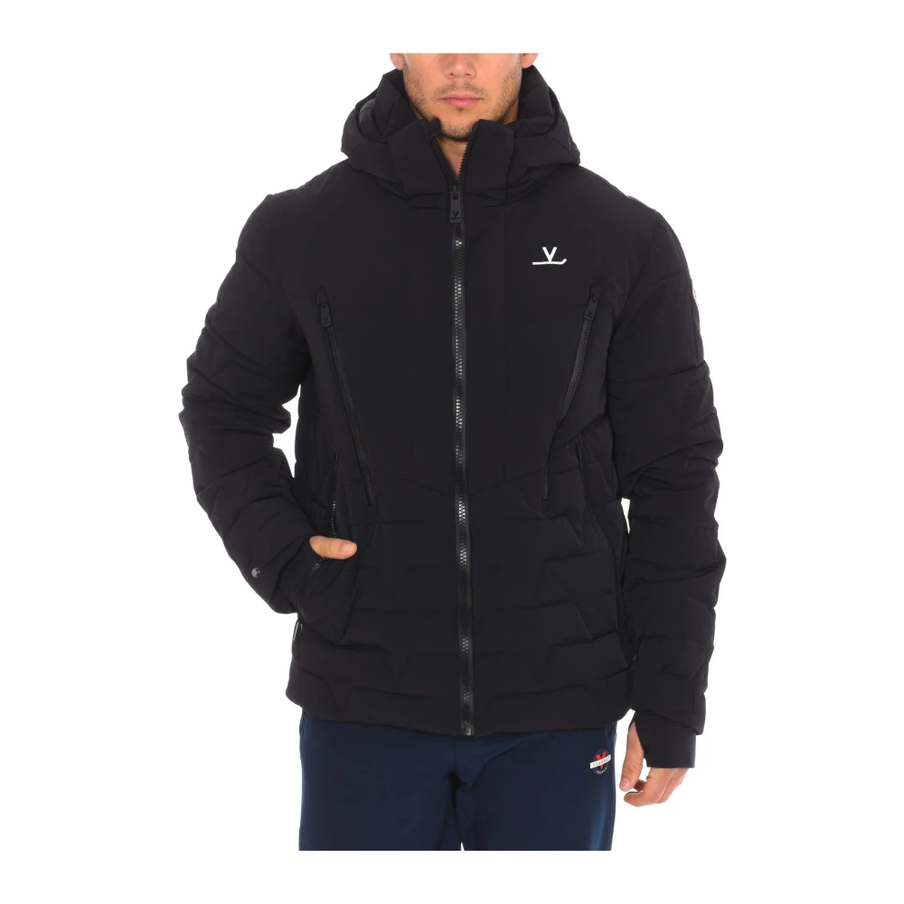 Vuarnet Ski Jas met Afneembare Capuchon Black Heren