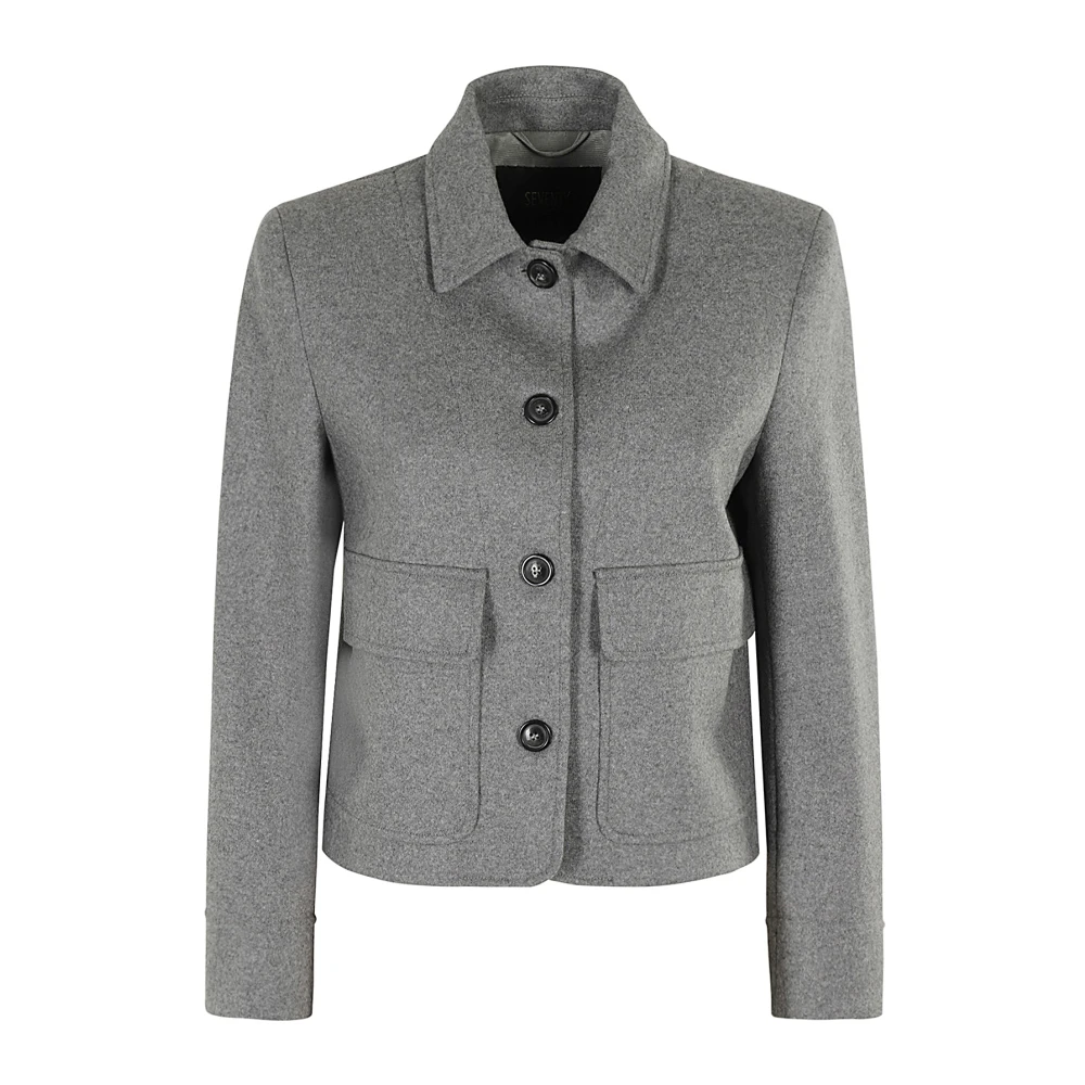 Seventy Modieuze Jas Gray Dames