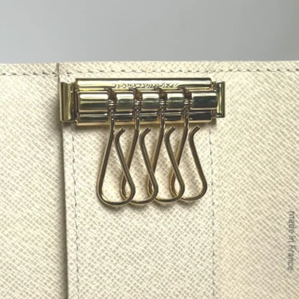 Louis Vuitton Vintage Pre-owned Canvas key-holders Beige Dames