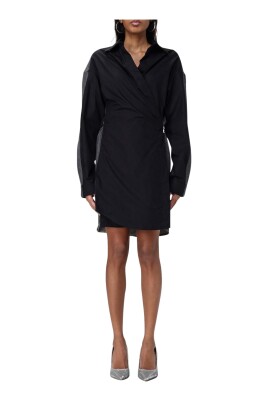elegant-twotone-mini-kjole