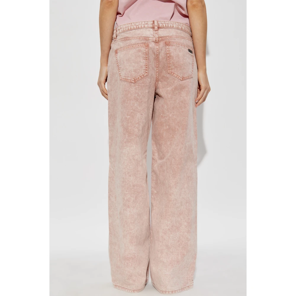 Michael Kors Wijde broek Pink Dames