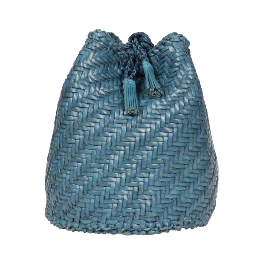 Dragon Diffusion Stijlvolle Leren Tas voor Dagelijks Gebruik Blue Dames