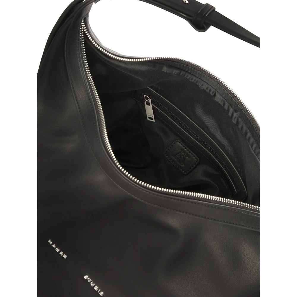 Kazar Studio Grote schoudertas met een losse pasvorm Black Dames