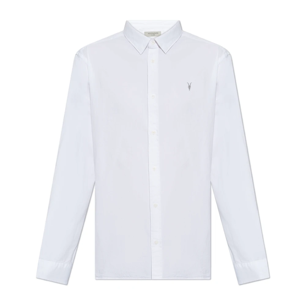 AllSaints Shirt Hawthor White Heren