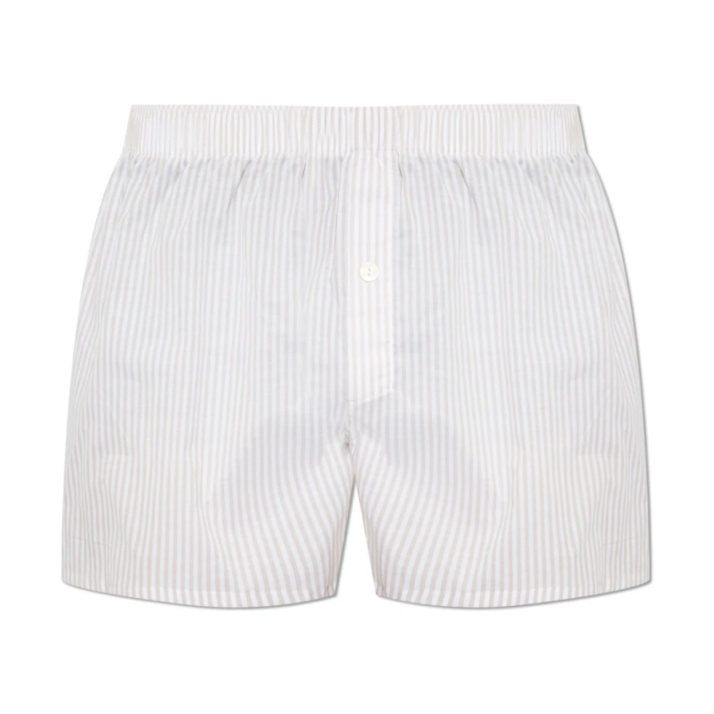 Hanro Uomo Bianco - Fancy Woven Boxer - Underwear - 2XL