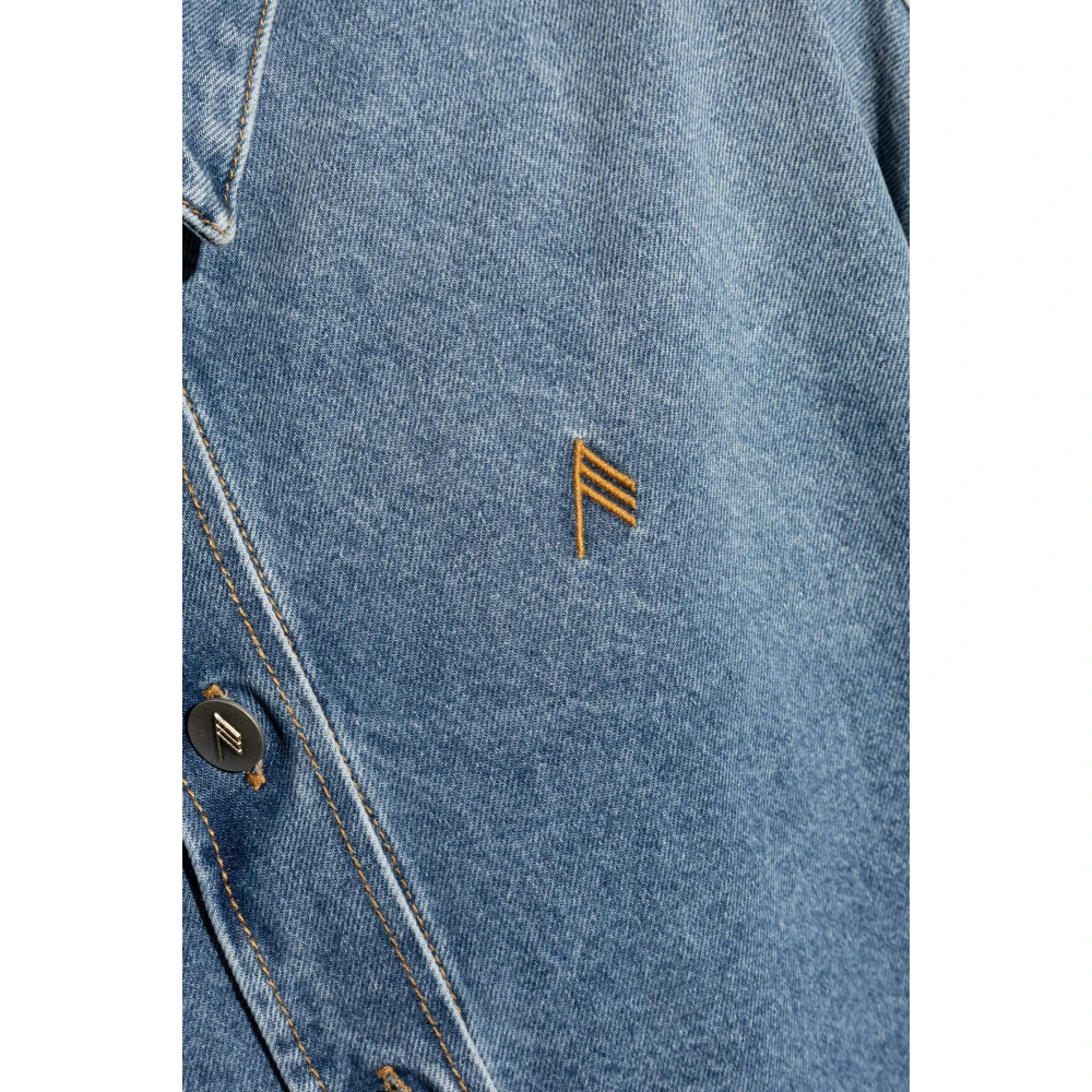 The Attico Denim overhemd Blue Dames