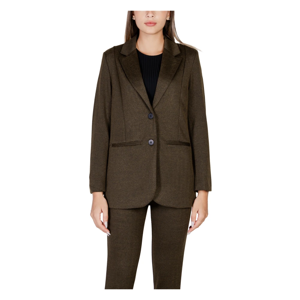 Ichi - Jackets > Blazers - Green - Ichi - Modalova