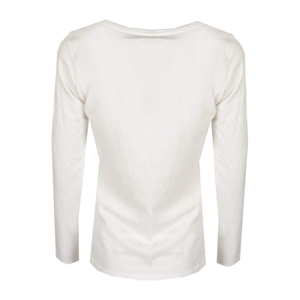 Liu Jo Klassieke Ronde Hals Blouse Beige Dames