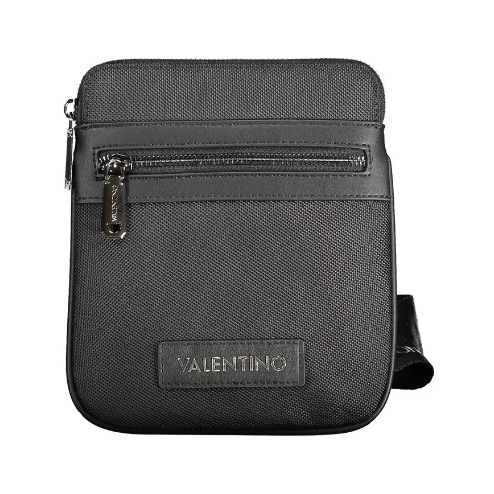 Valentino by Mario Valentino Svart axelväska med justerbar rem Black, Herr