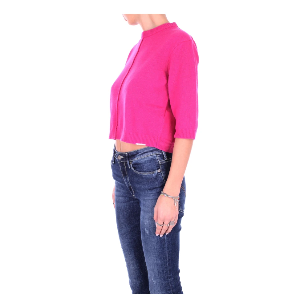 Semicouture Stijlvolle Sweaters Pink Dames