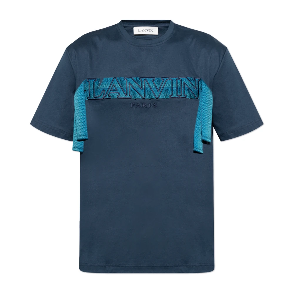 Lanvin - Tops > T-Shirts - Blue - Lanvin - Modalova
