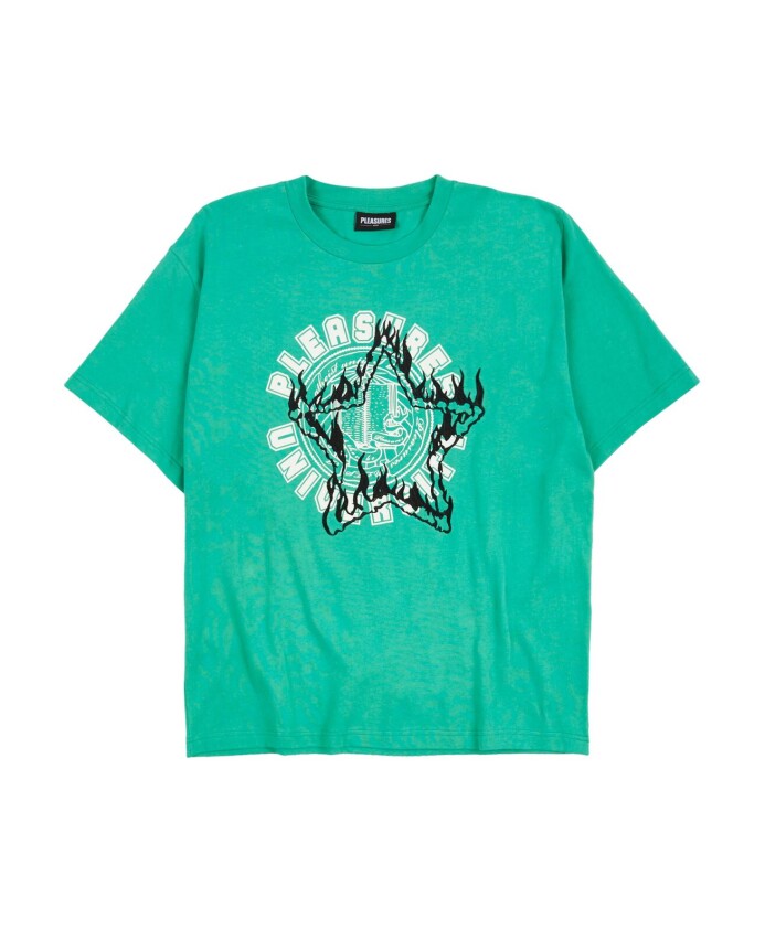 t-shirt-en-coton-avec-logo-lourd-vert
