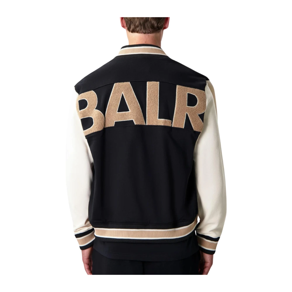 Balr. Varsity jassen in jet zwart Black Heren