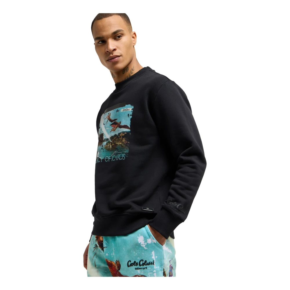carlo colucci Ikarus Verhaal Sweatshirt Black Heren