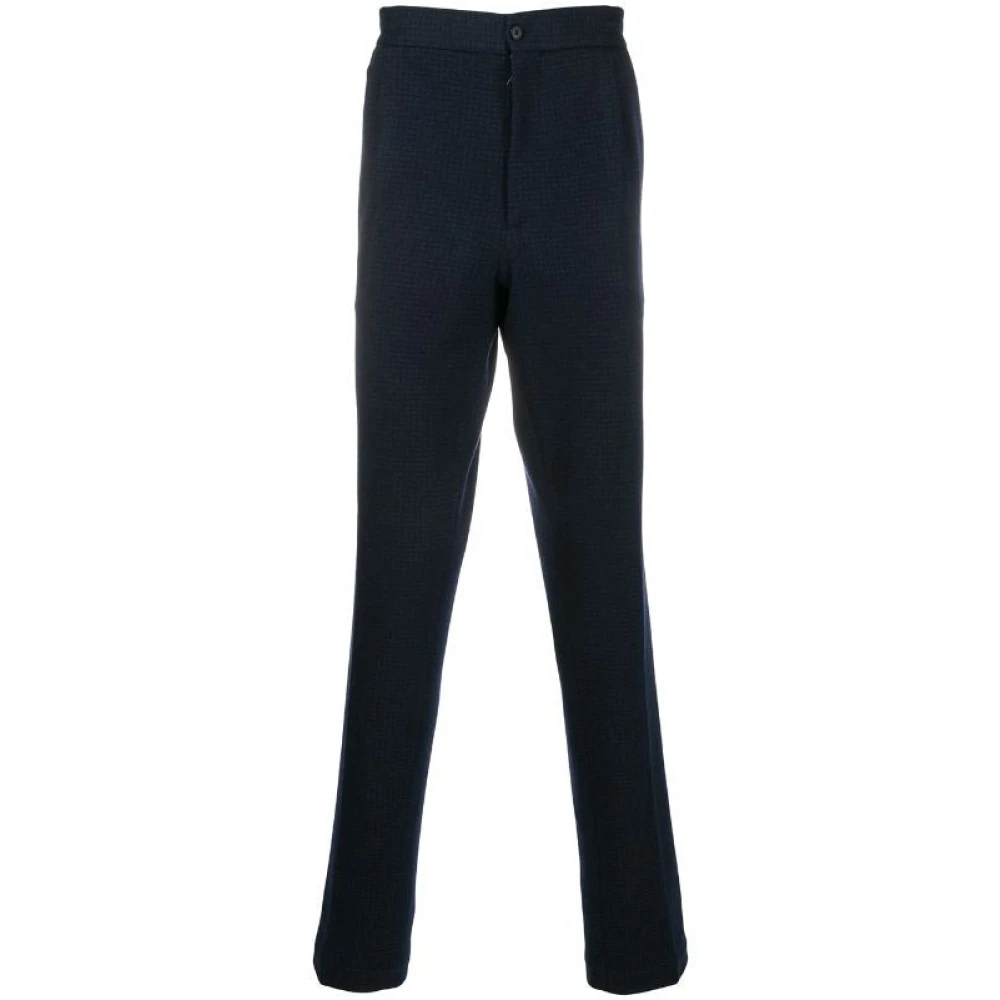 Salvatore Ferragamo Zwarte synthetische stoffen broek Black Heren