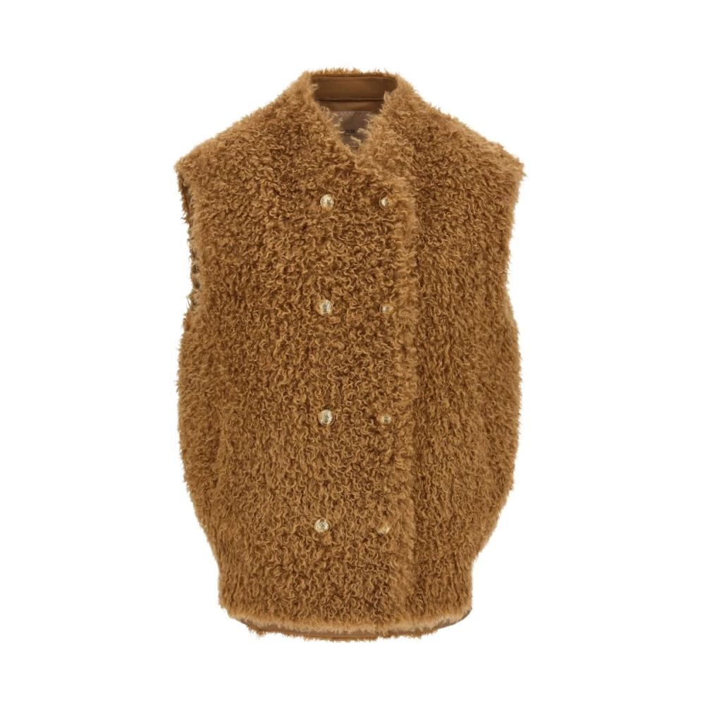 Twinset Donna Marrone Giacche, S, New,