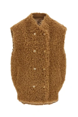 Gabardinejacka med rynkning