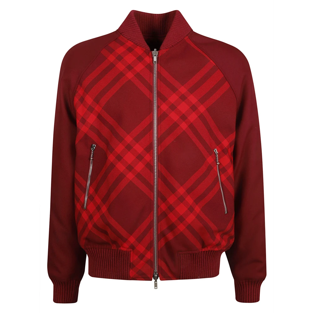 Burberry Stijlvolle Bomberjacks voor Mannen Red Heren