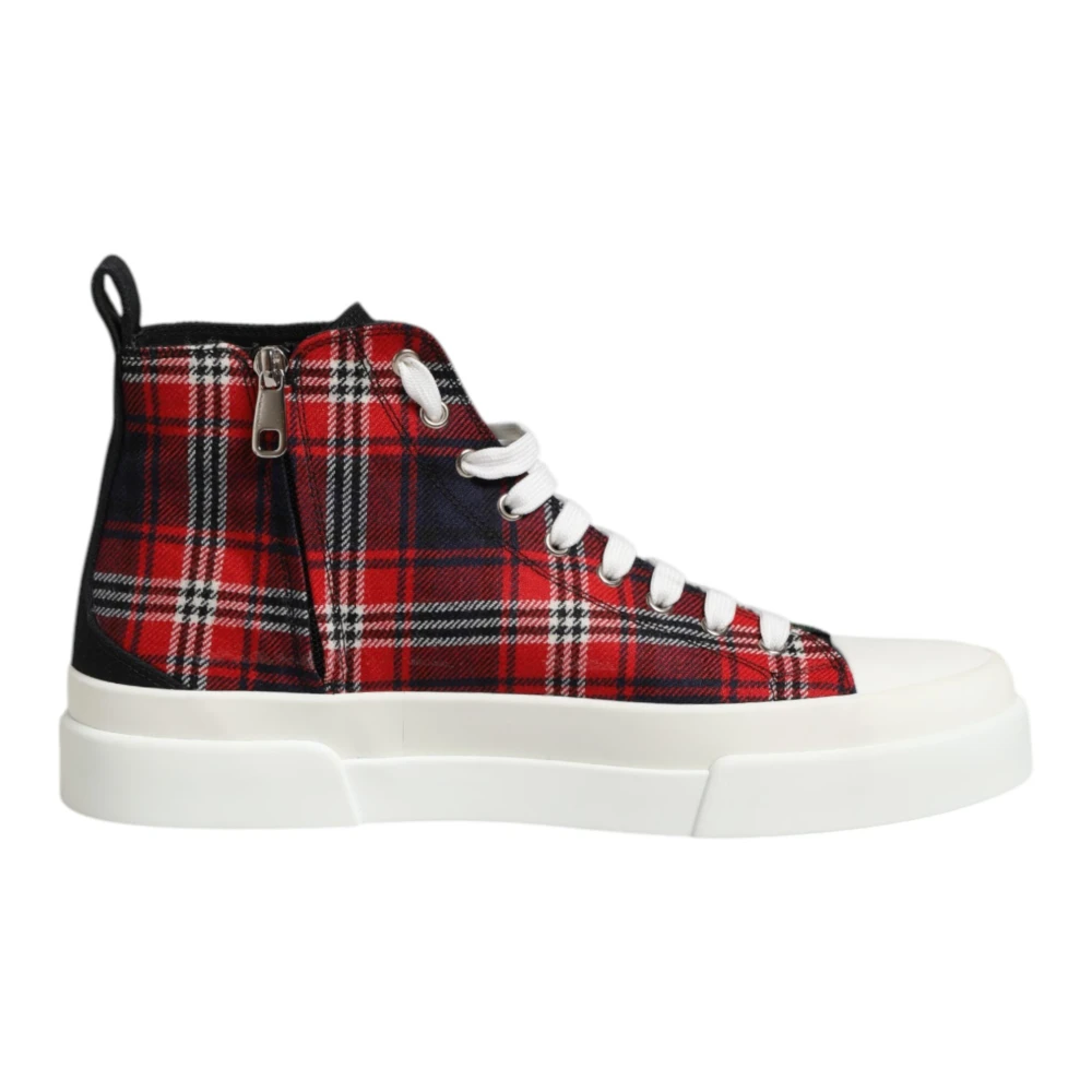 Dolce & Gabbana Men's Multicolor Sneakers, 8 Uk, High-Top Trainers