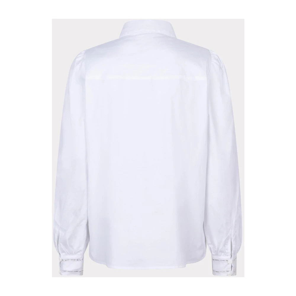 Esqualo blouse chest embroidery Sp24.14037 120 off white Heren