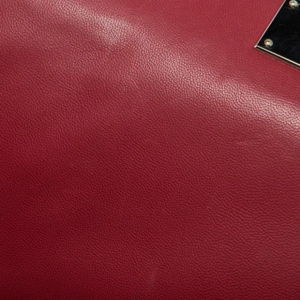 Hermès Vintage Pre-owned Leather totes Red Dames