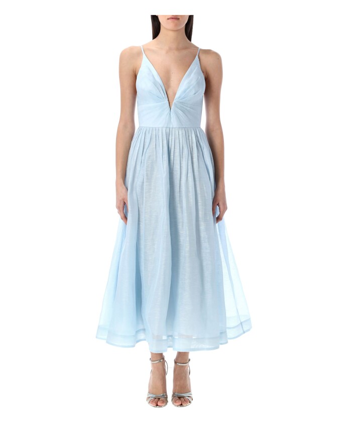 robe-midi-a-col-v