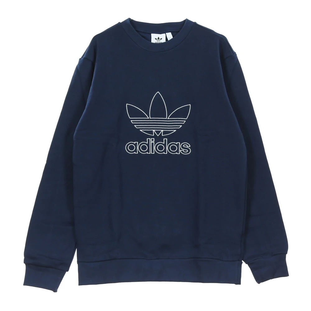 Adidas Crewneck Sweatshirt Outline Crew Blue Heren