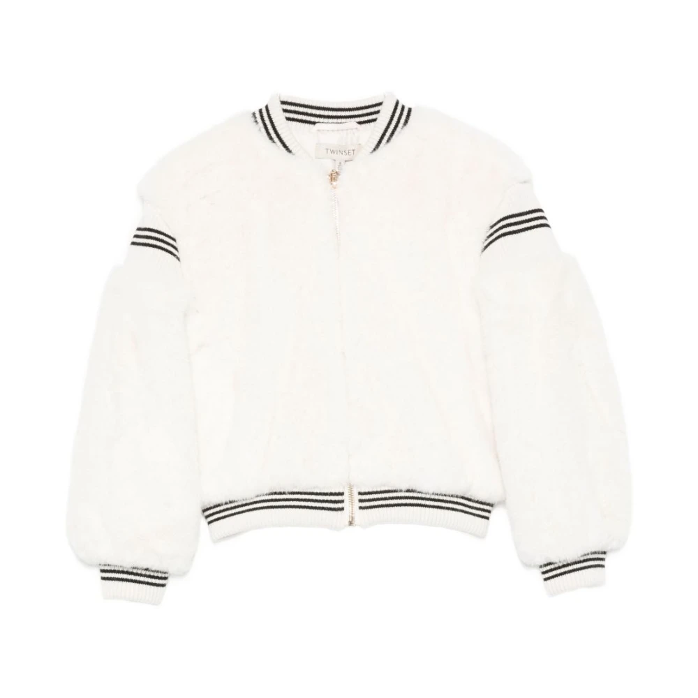 Twinset Girls White Kids Cardigans, 16 Y, Coats For Women