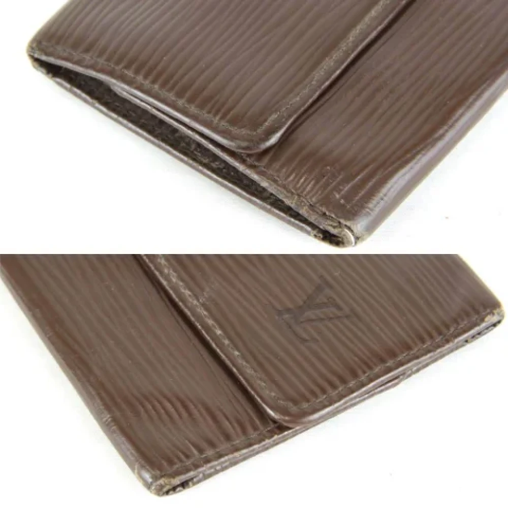 Louis Vuitton Vintage Pre-owned Leather key-holders Brown Dames