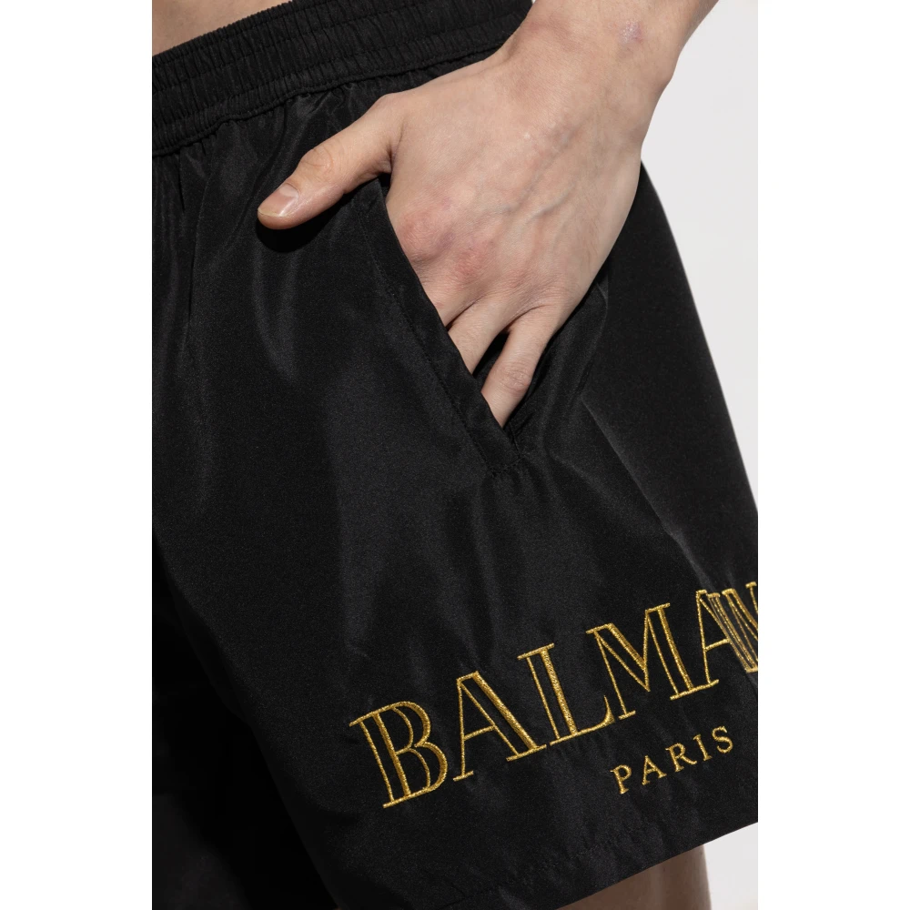 Balmain Zwembroek Black Heren