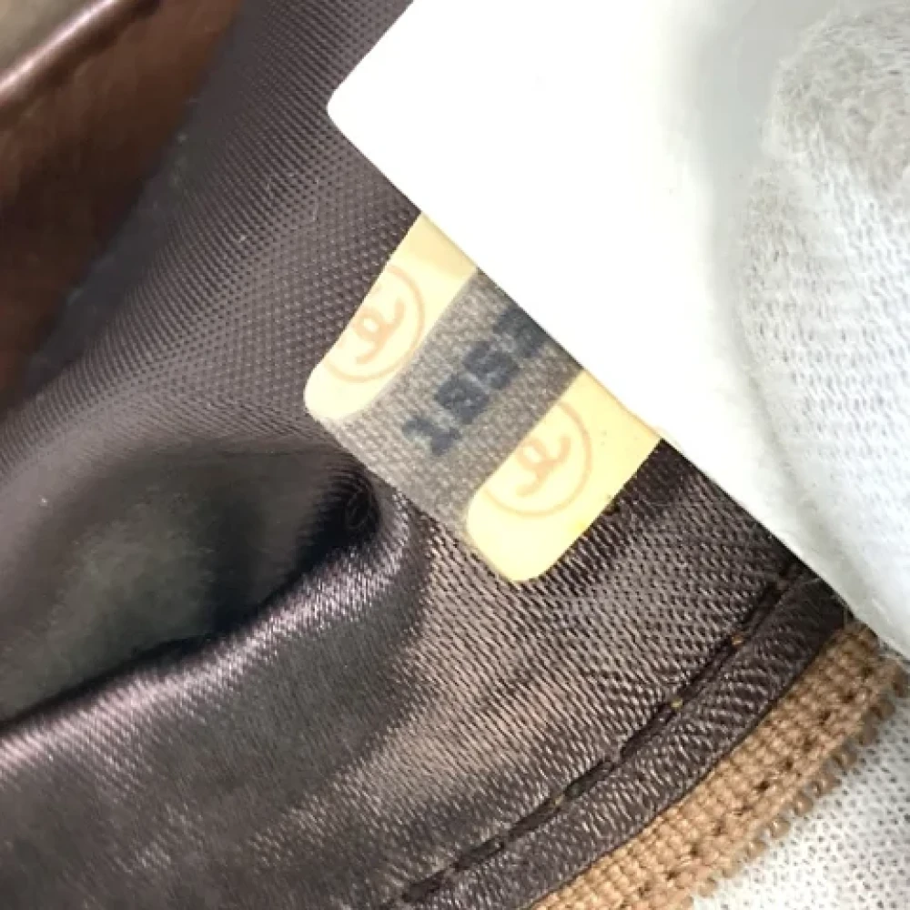 Chanel Vintage Pre-owned Suede chanel-bags Brown Dames