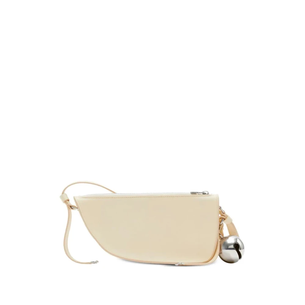 Burberry Shield Sling Mini Parel Tas Beige Dames