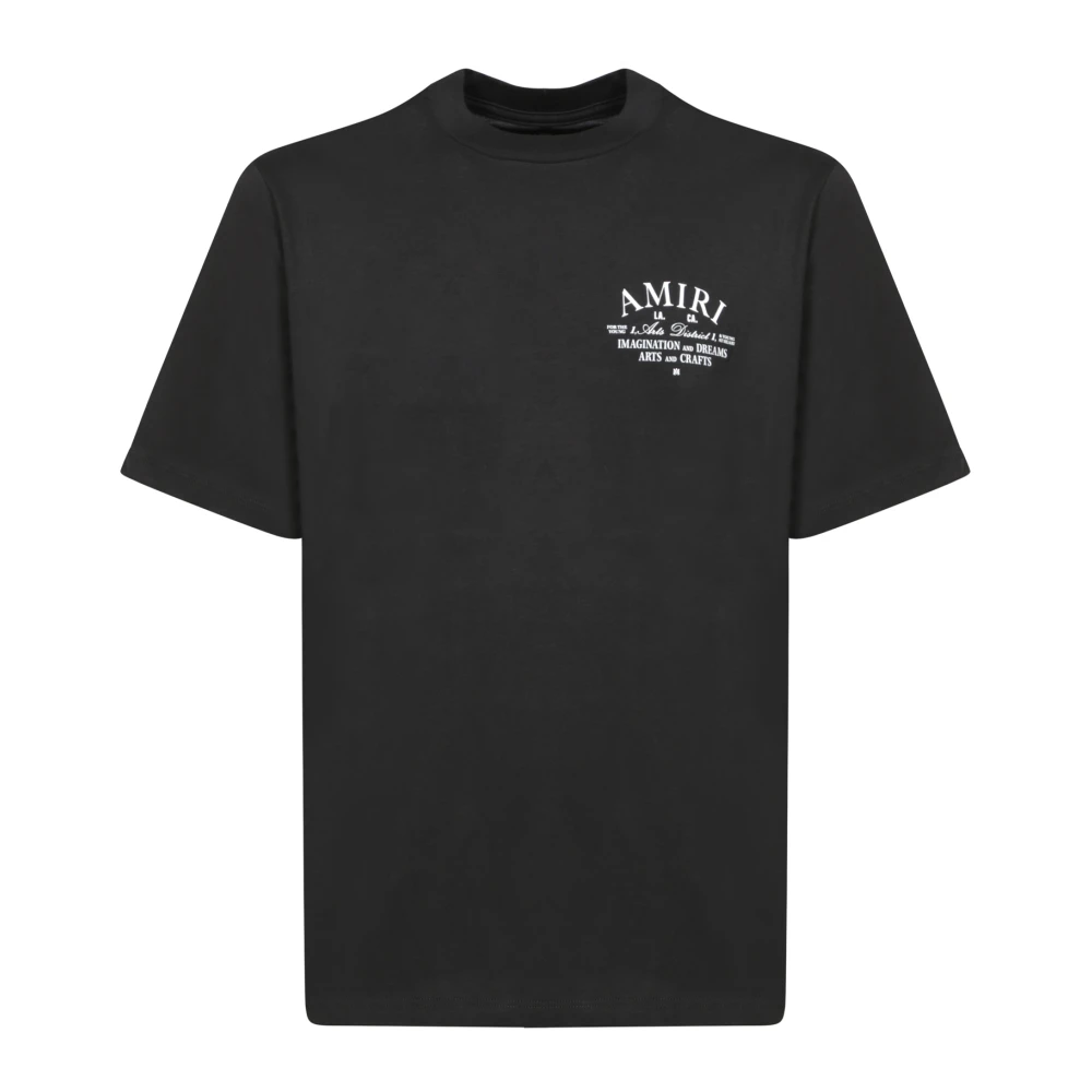 Amiri Zwart Grafisch T-shirt Black Heren