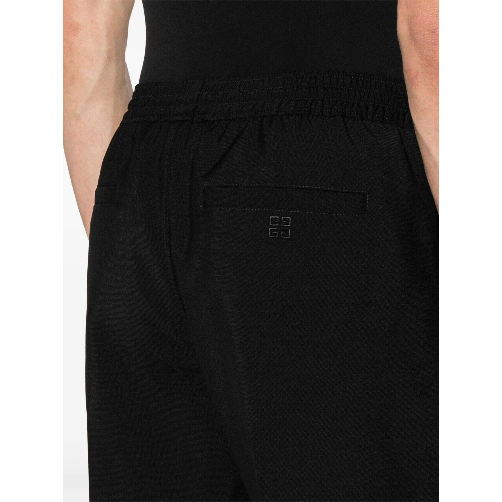 Givenchy Formele Slim-fit Joggingbroek Black Heren
