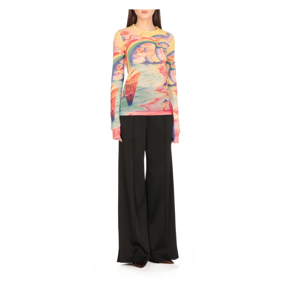 Casablanca Natuur Leraar T-shirts en Polo's Multicolor Dames