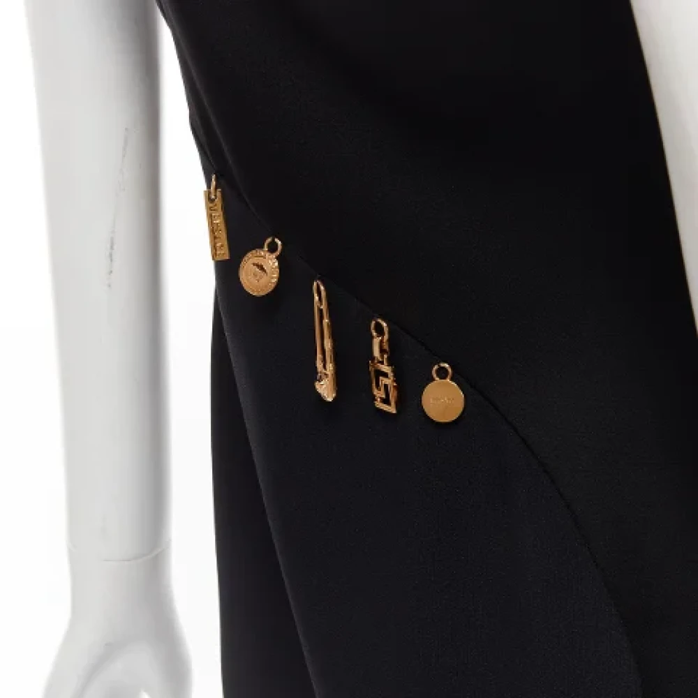 Versace Pre-owned Acetate dresses Black Dames