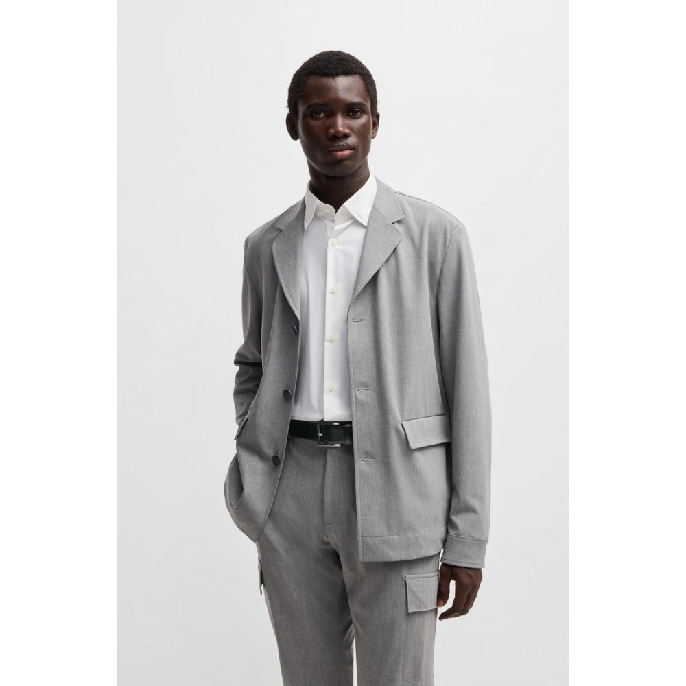 Hugo Boss Stijlvolle Riem voor Mannen Black Heren