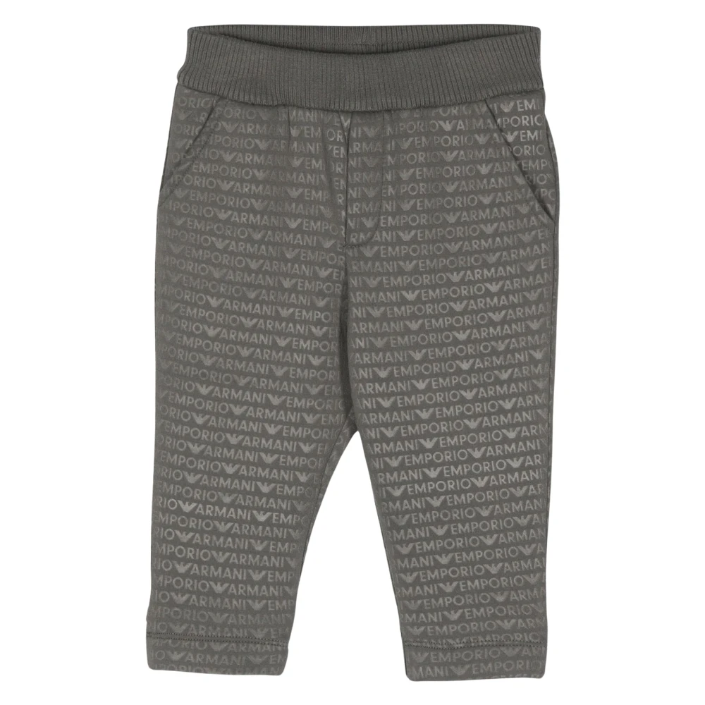 Emporio Armani Men's Green Logo Joggers