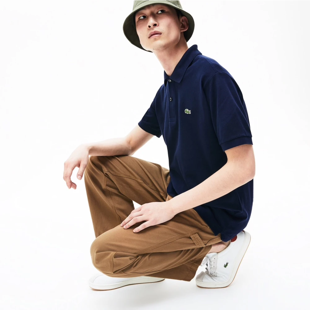 Lacoste Classic Fit L.12.12 Polo Shirt Navy Blue Heren