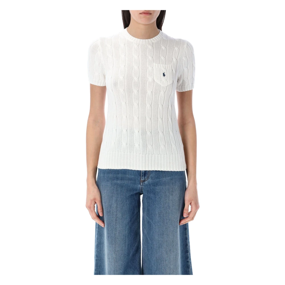 Ralph Lauren Dameskleding Gebreide Kleding Wit Ss25 White Dames