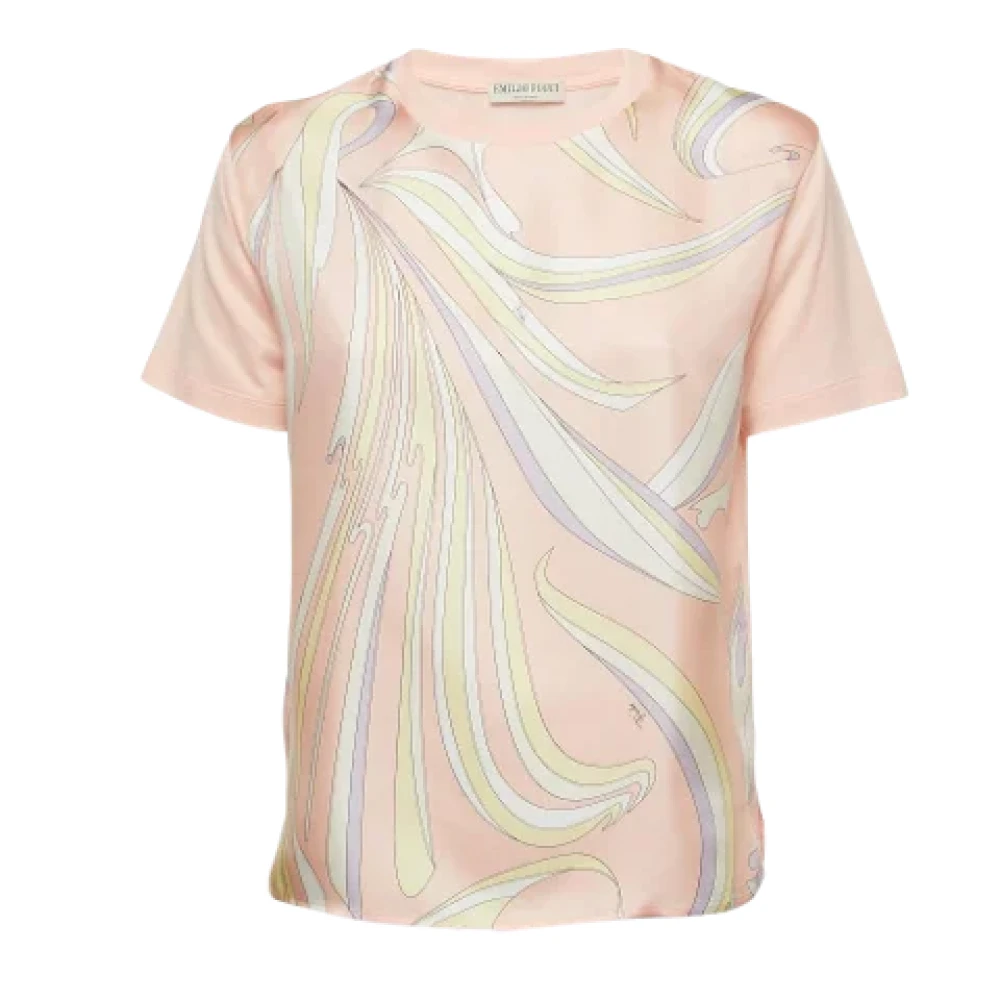 Emilio Pucci Pre-owned Cotton tops Pink Dames