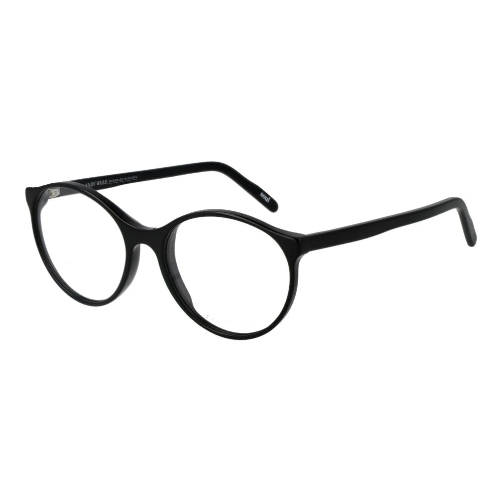 Andy Wolf Unisex Black Glasses, One Size, Optical Frames