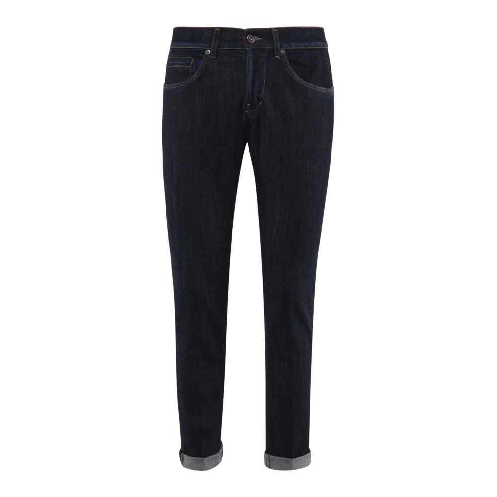 Dondup Donkerblauwe Denim Jeans Gemaakt in Italië Blue Heren