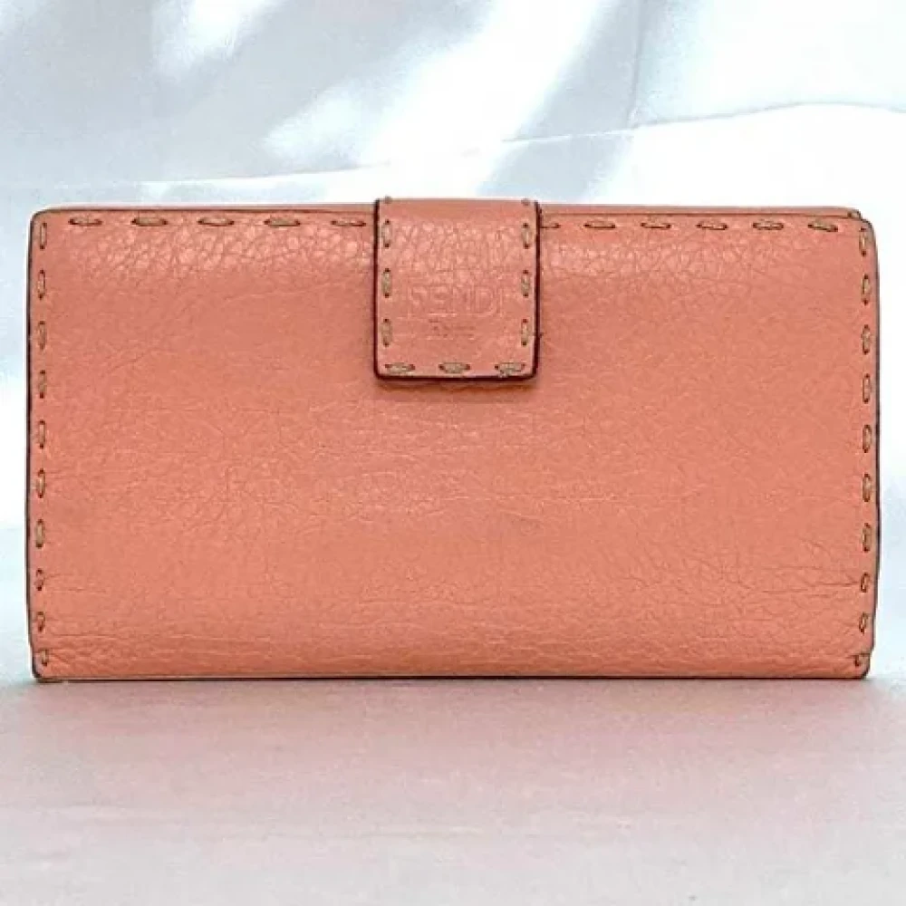 Fendi Vintage Pre-owned Leather wallets Pink Dames
