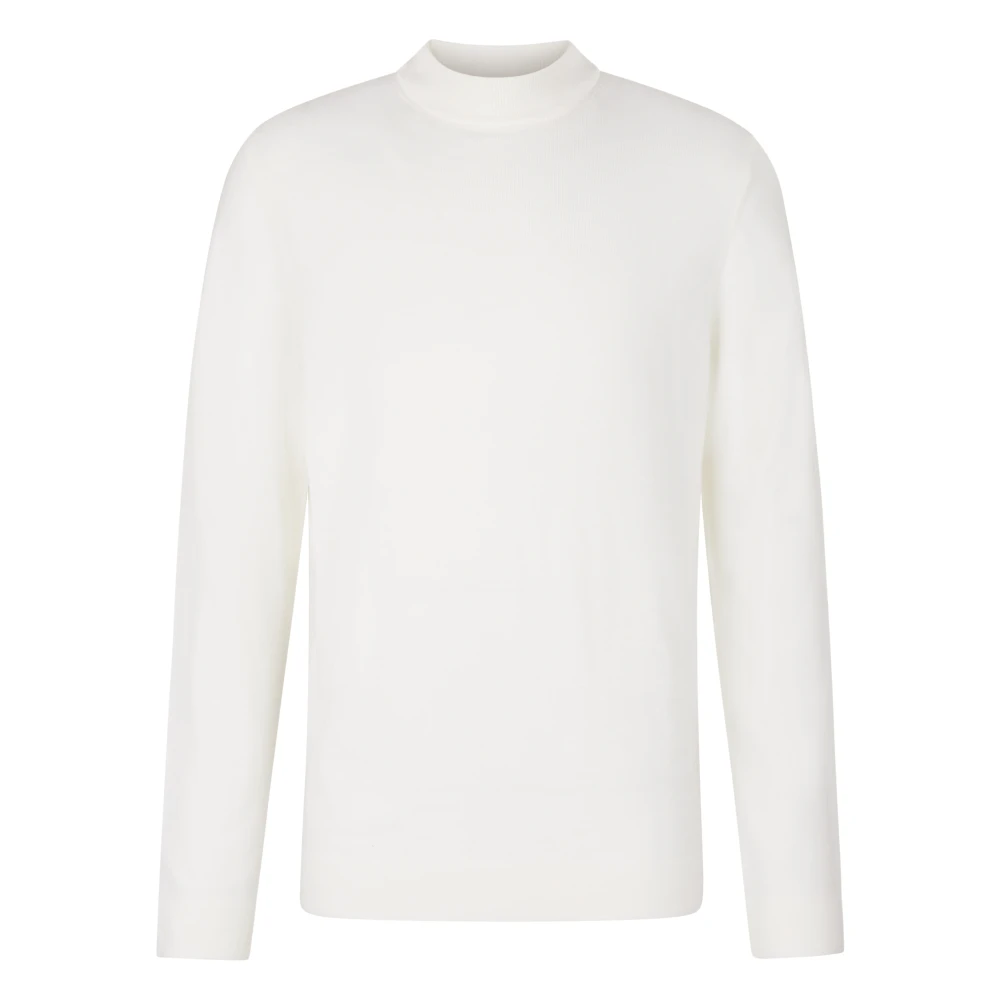 Drykorn Heren Witte Pullover Sweater Glad Gebreid White Heren