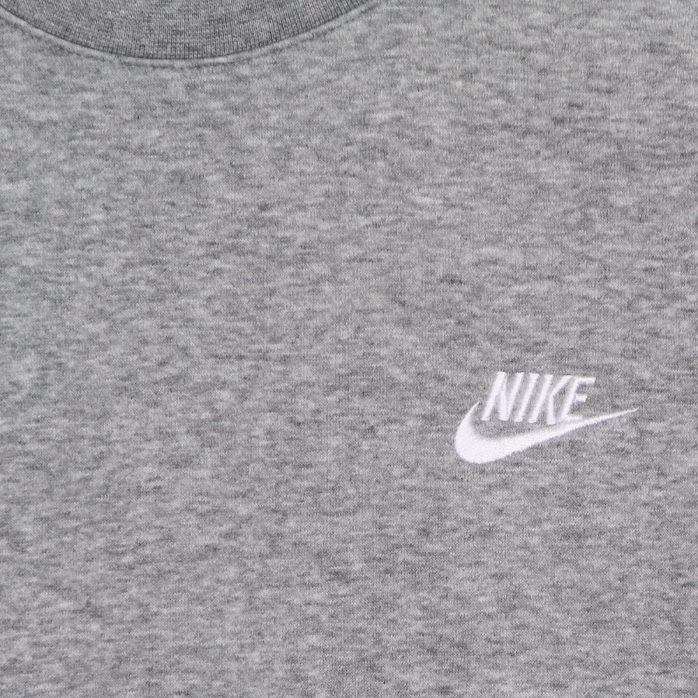 Nike Club Crew Sweatshirt Gray Heren