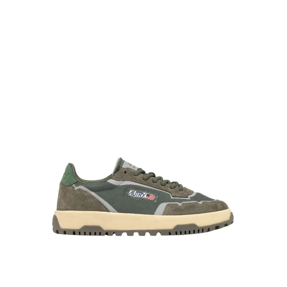 Autry Militaire Lage Top Outdoor Sneakers Heren Schoenen Groen