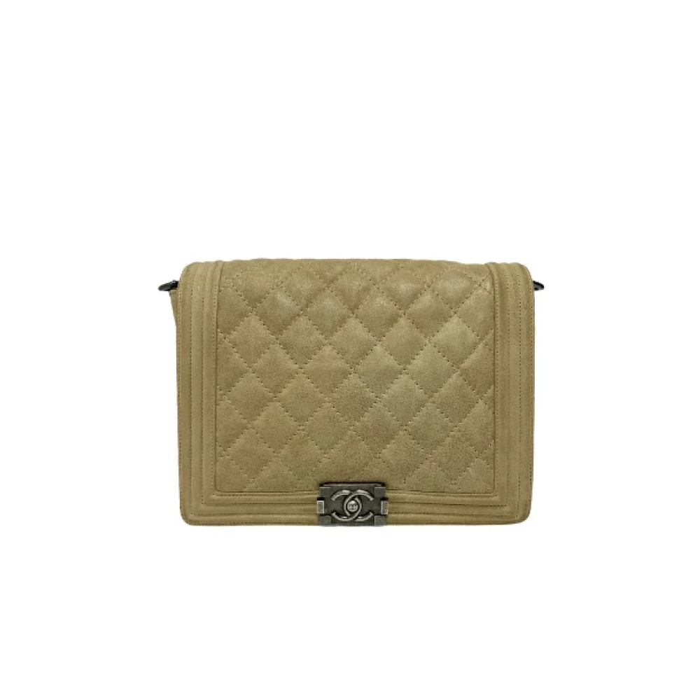 Chanel Vintage Pre-owned Mocka chanel-vskor Beige, Dam