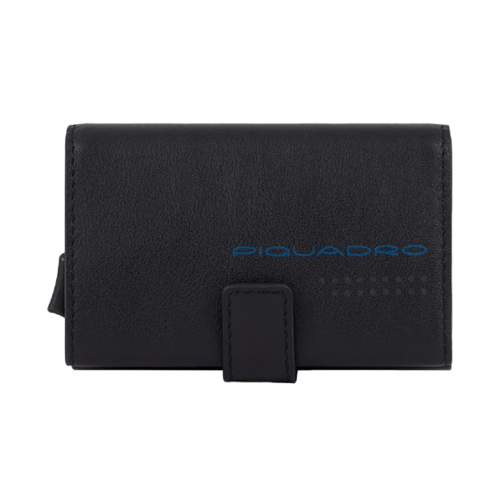Piquadro Rfid Creditcardhouder Verticaal Stijl Black Heren
