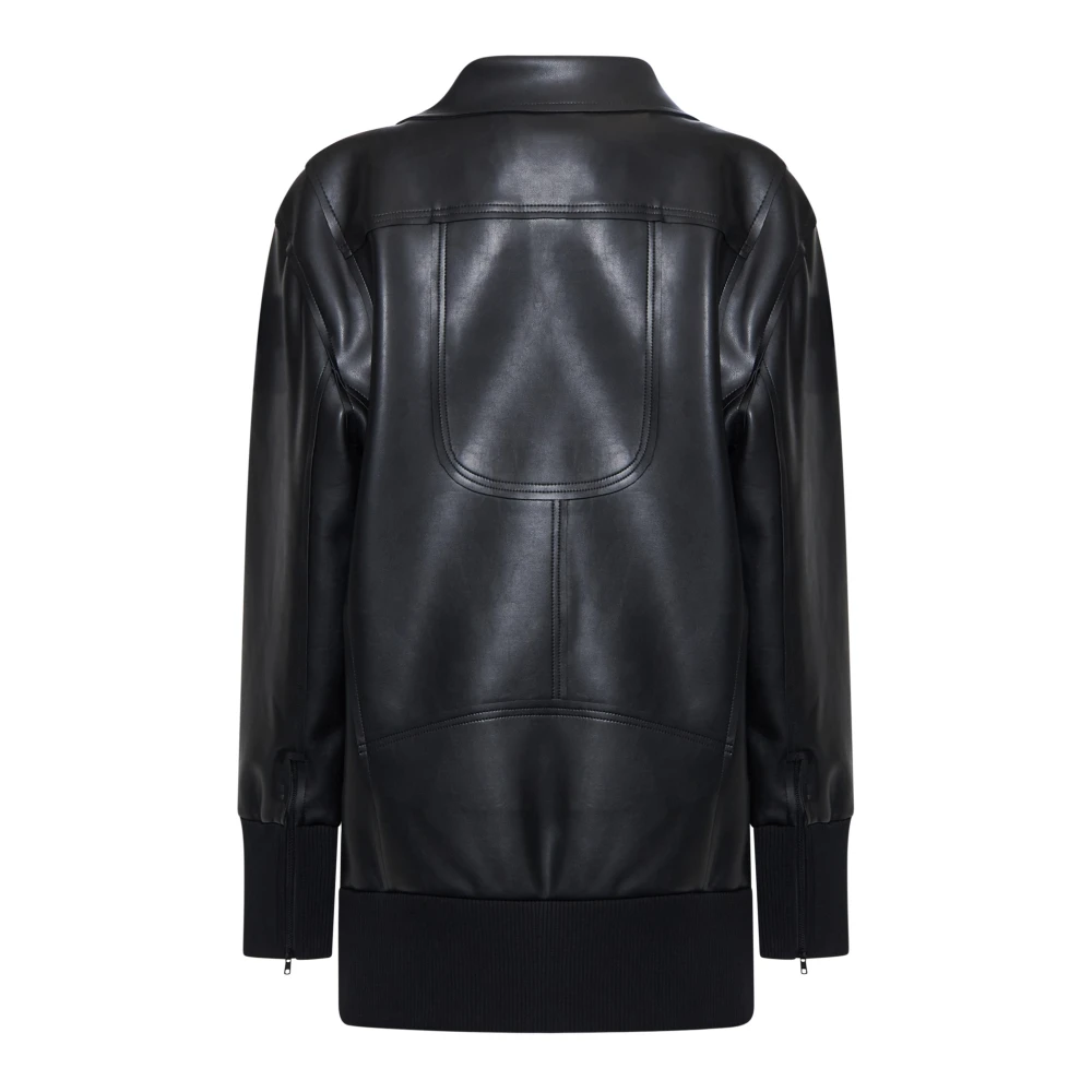 Norma Kamali Zwarte Jassen voor Stijlvolle Look Black Dames